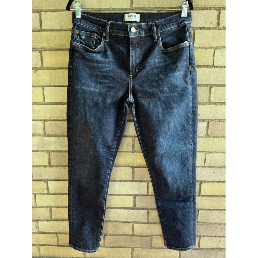 AGOLDE Sophie Jeans Crop Skinny Dark Wash Denim Size 29 / 8